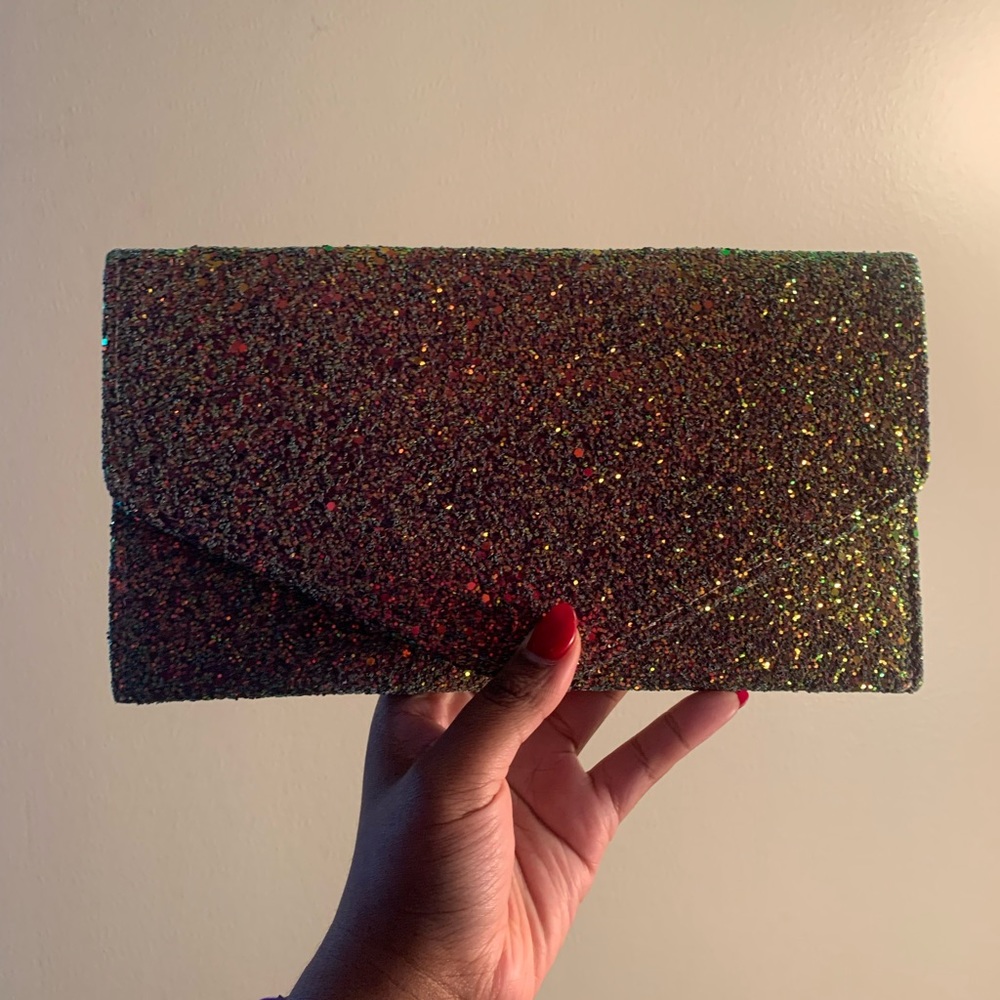 Glitter clutch
